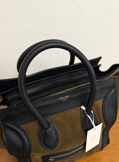 CELINE LUGGAGE BY PHOEBE PHILO SUEDE BAG