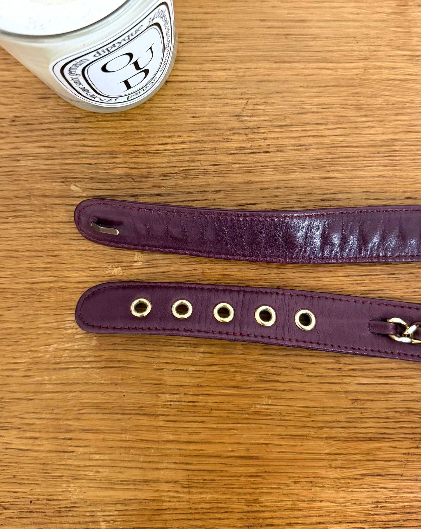 CHANEL BURGUNDY BELT BAG