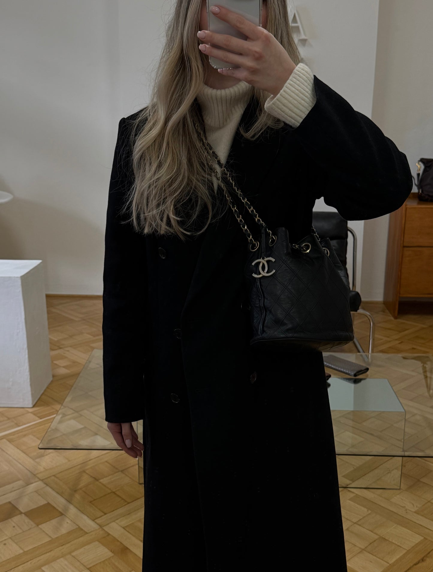 CHANEL BUCKET BAG & POUCH
