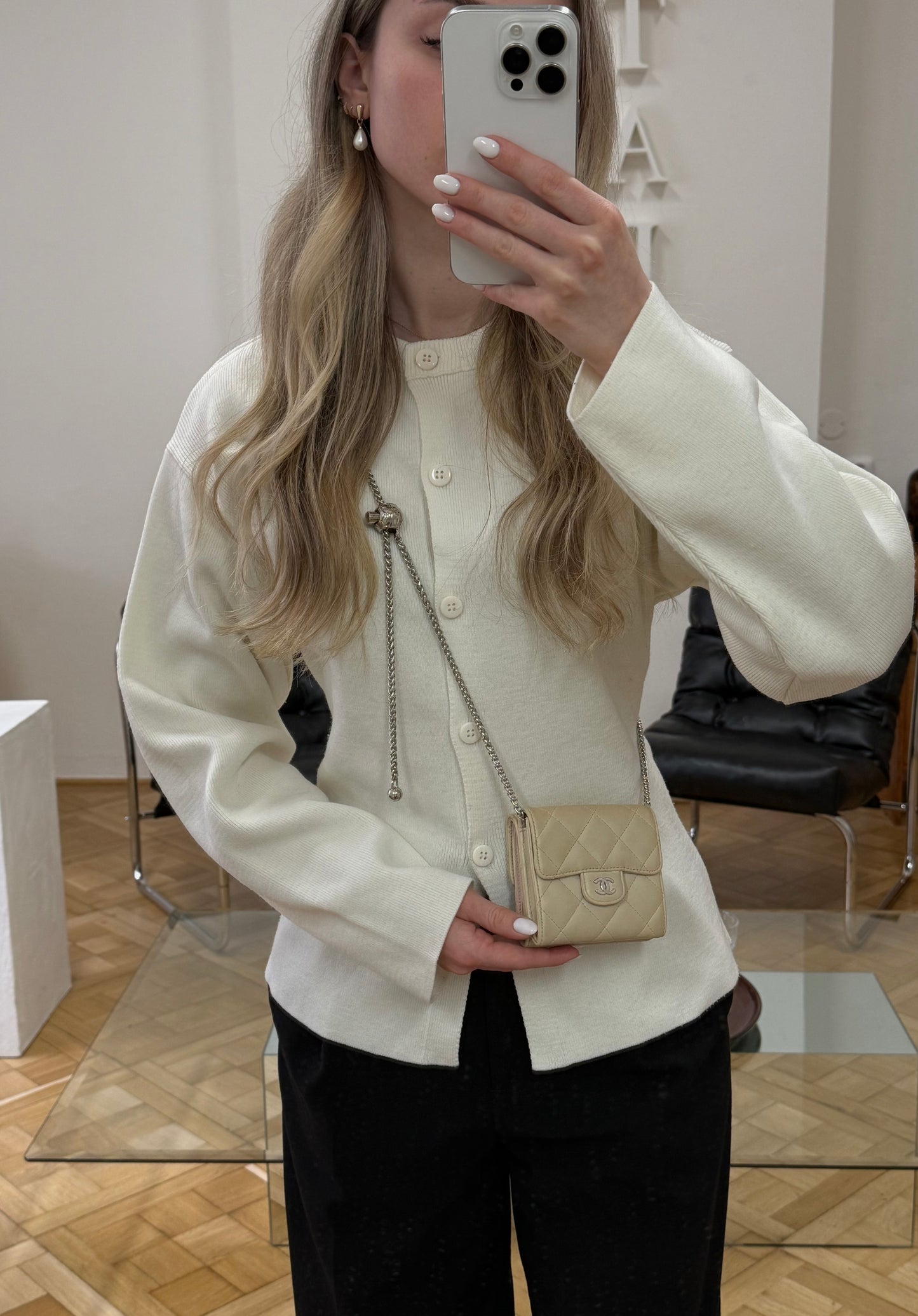 SERIES 10 CHANEL MINI WALLET LAMBSKIN