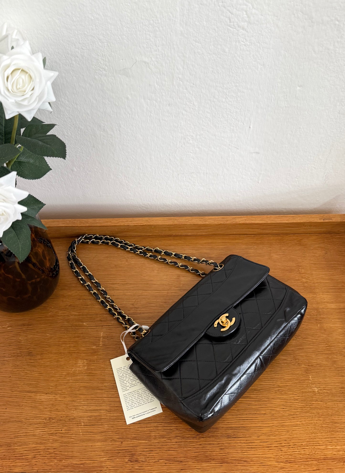 CHANEL TWIST LOCK CLASSIC FLAP BAG