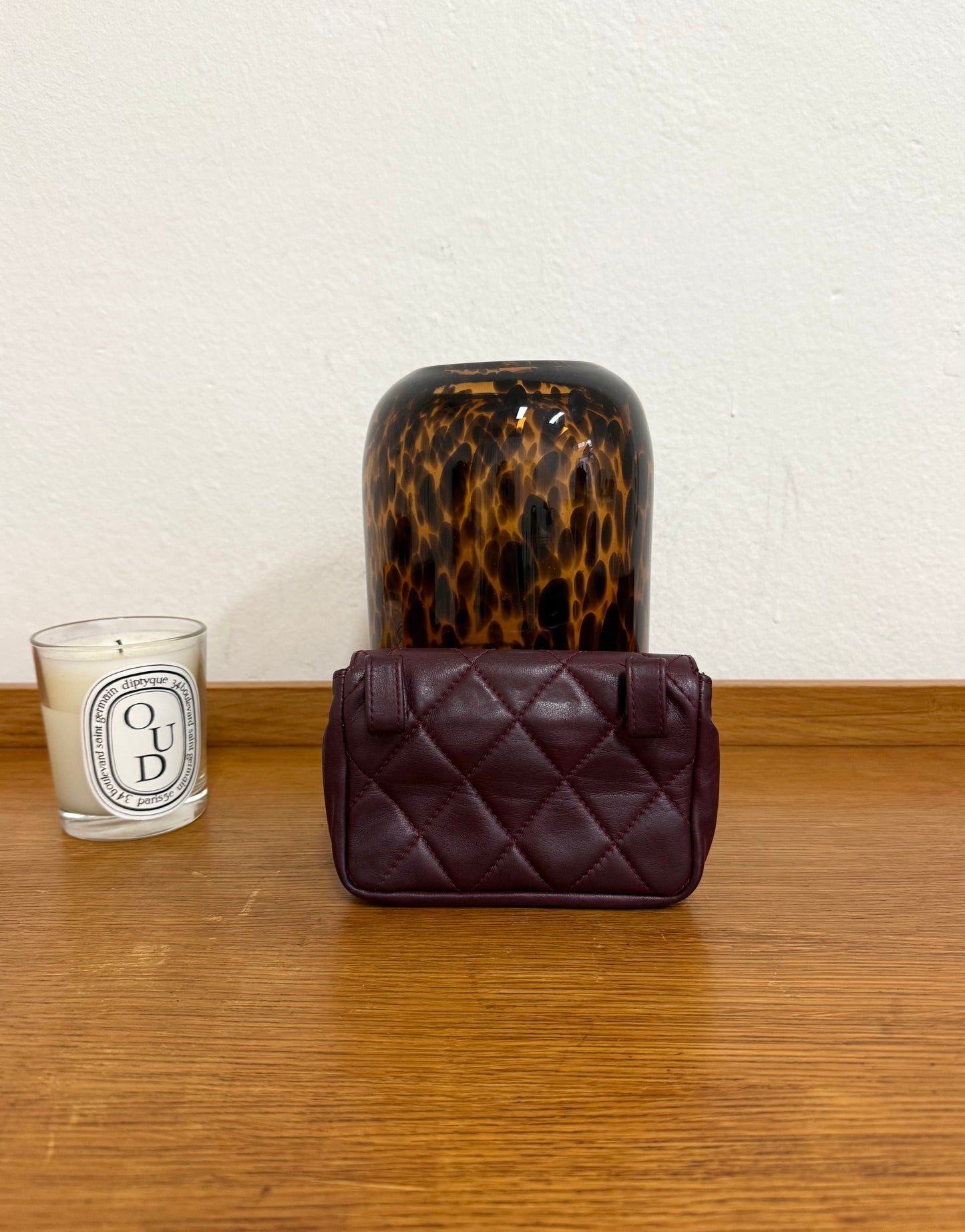 CHANEL BURGUNDY BELT BAG