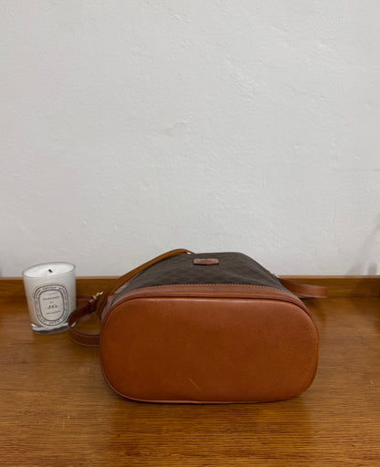 CELINE MACADAM BUCKET BAG