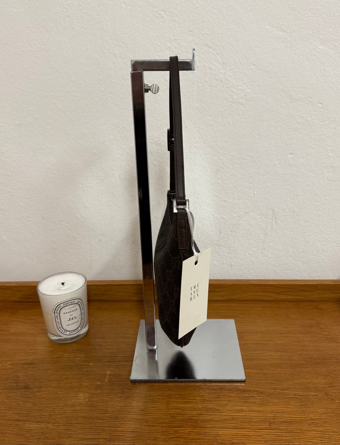 GUCCI GG MONOGRAM POCHETTE BAG BROWN TOM FORD ERA