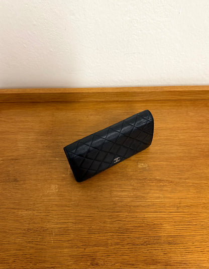 CHANEL CLASSIC LONG WALLET LAMBSKIN BLACK SERIES 14