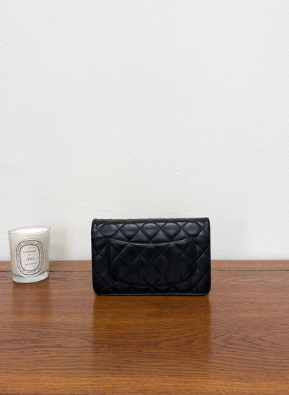 CHANEL WOC BLACK LAMBSKIN