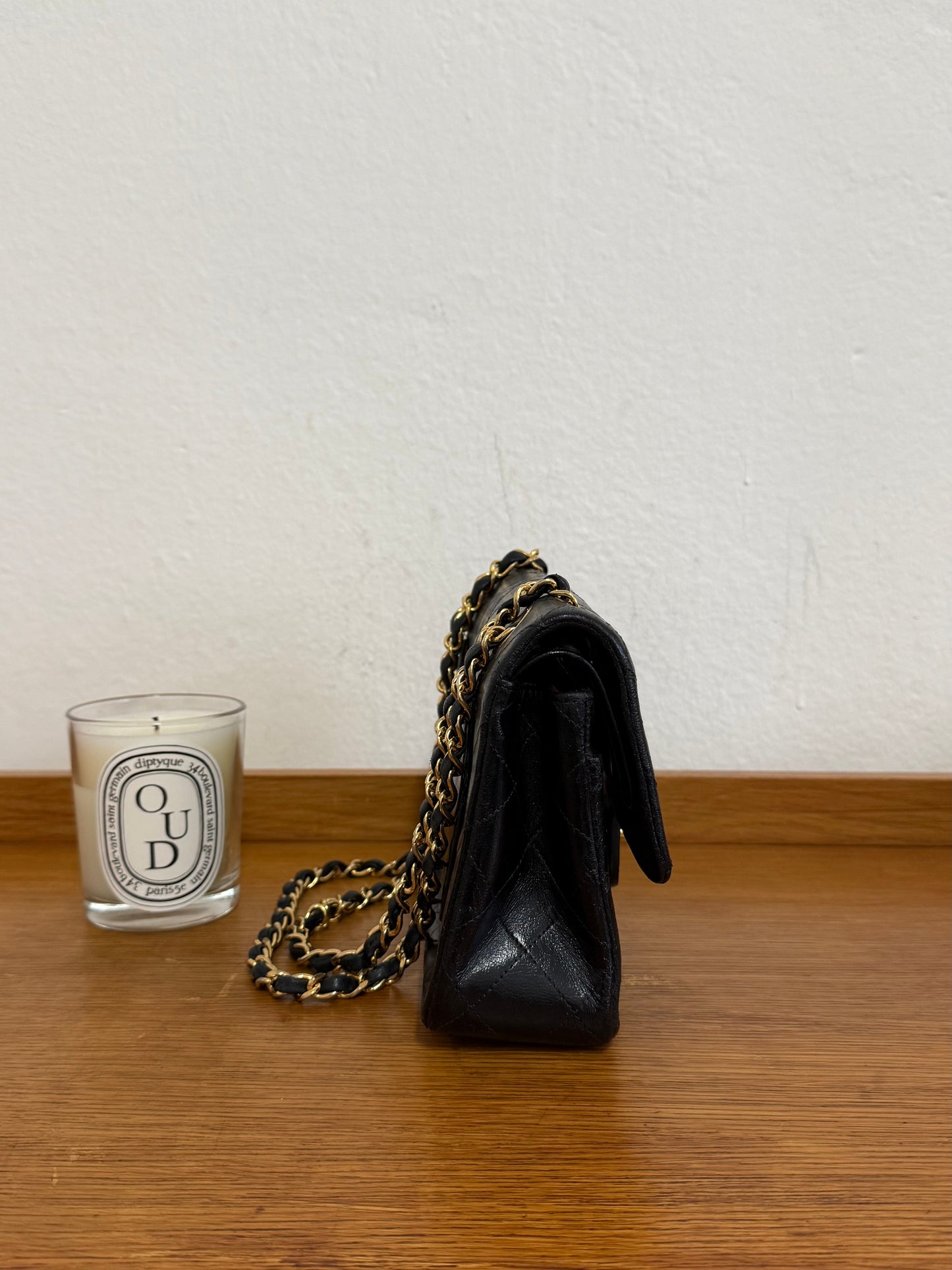 CHANEL CLASSIC DOUBLE FLAP BAG MEDIUM 24K GOLD