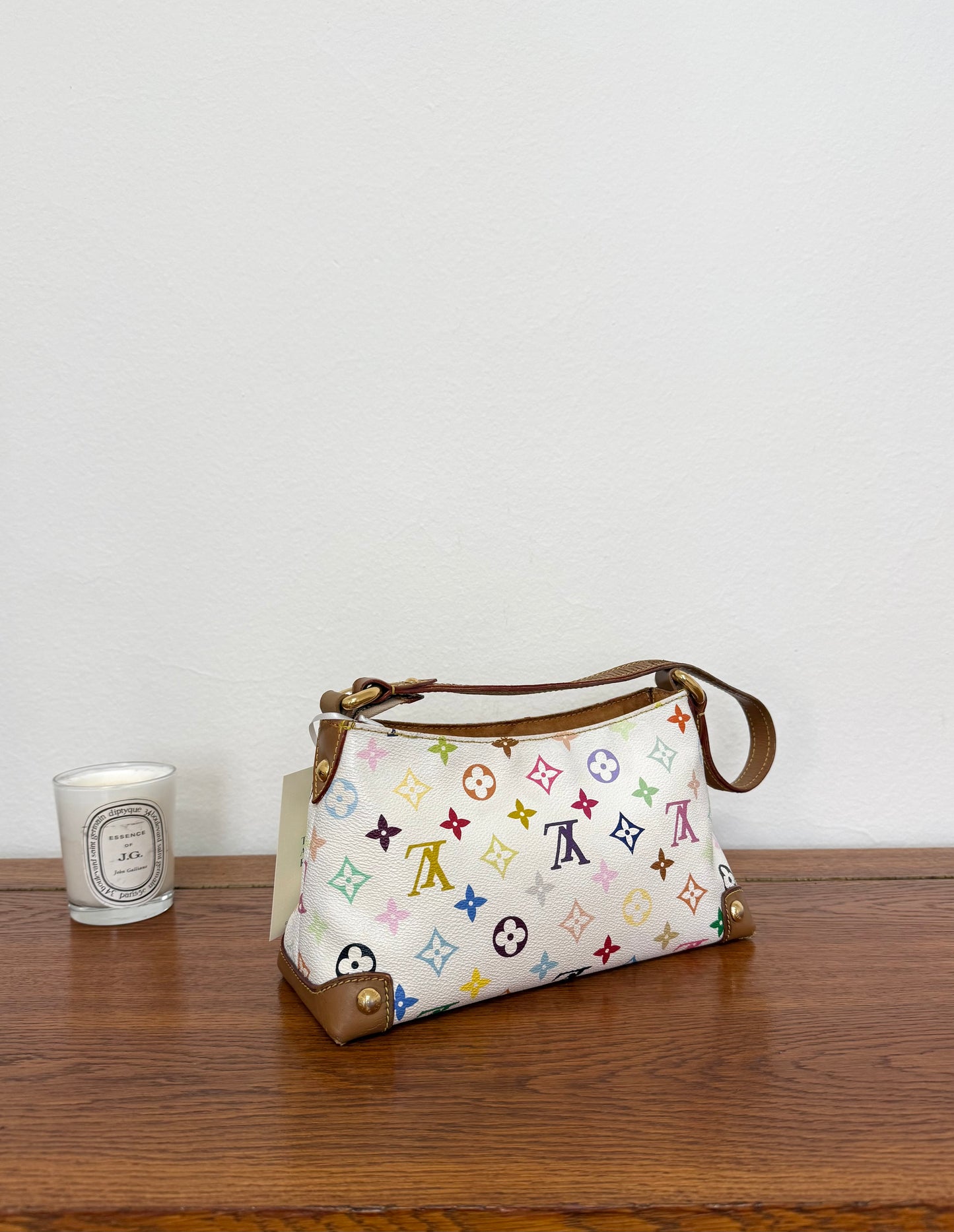 LV X TAKASHI MURAKAMI MULTICOLOR ELIZA HANDBAG