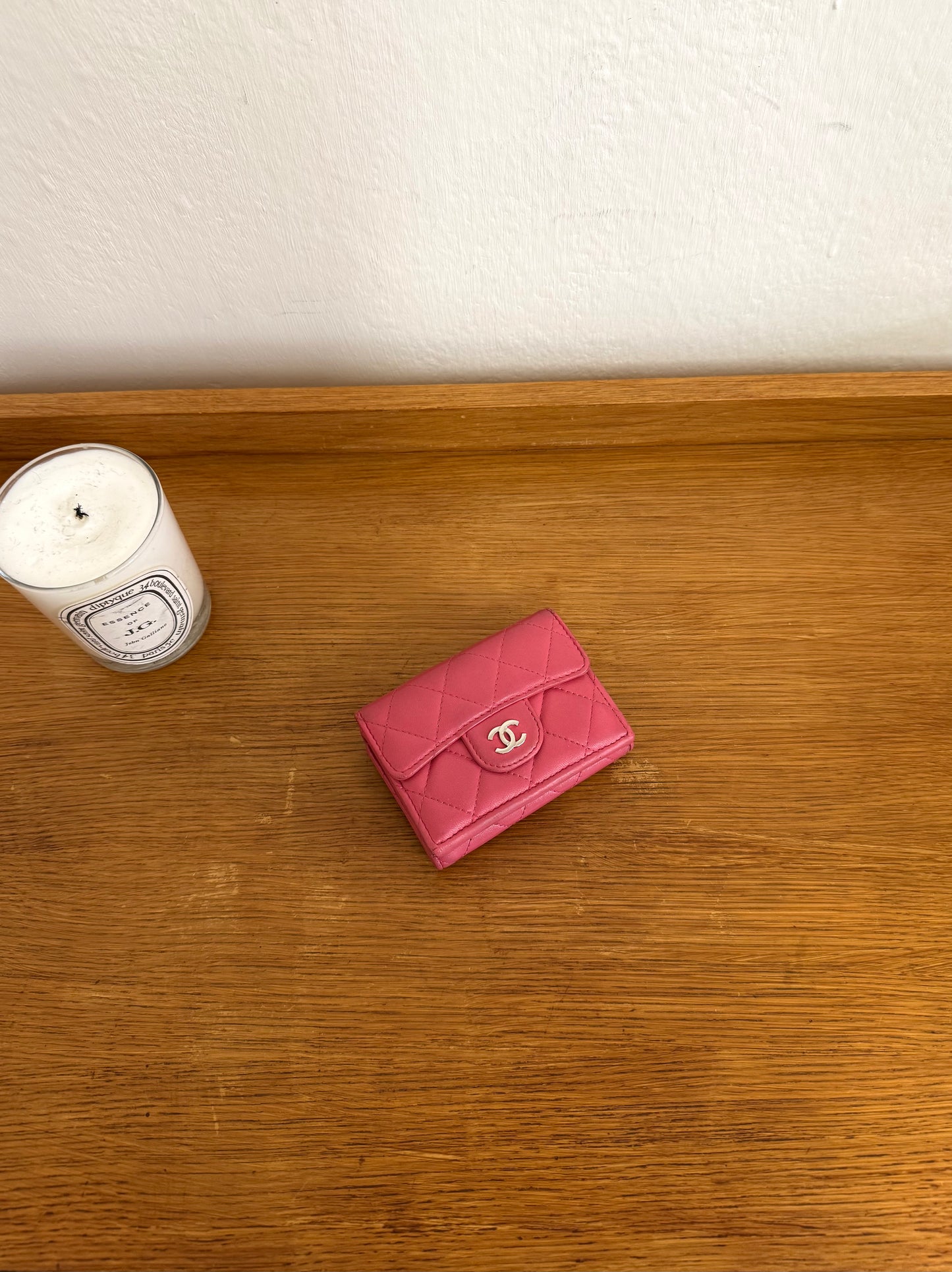 CHANEL MINI WALLET LAMBSKIN PINK