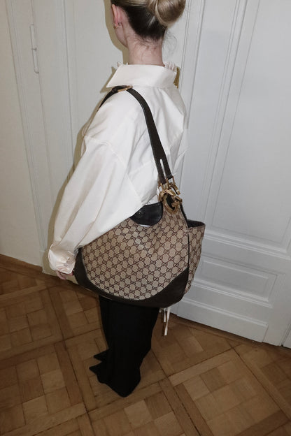 GUCCI GG MONOGRAM HOBO BAG