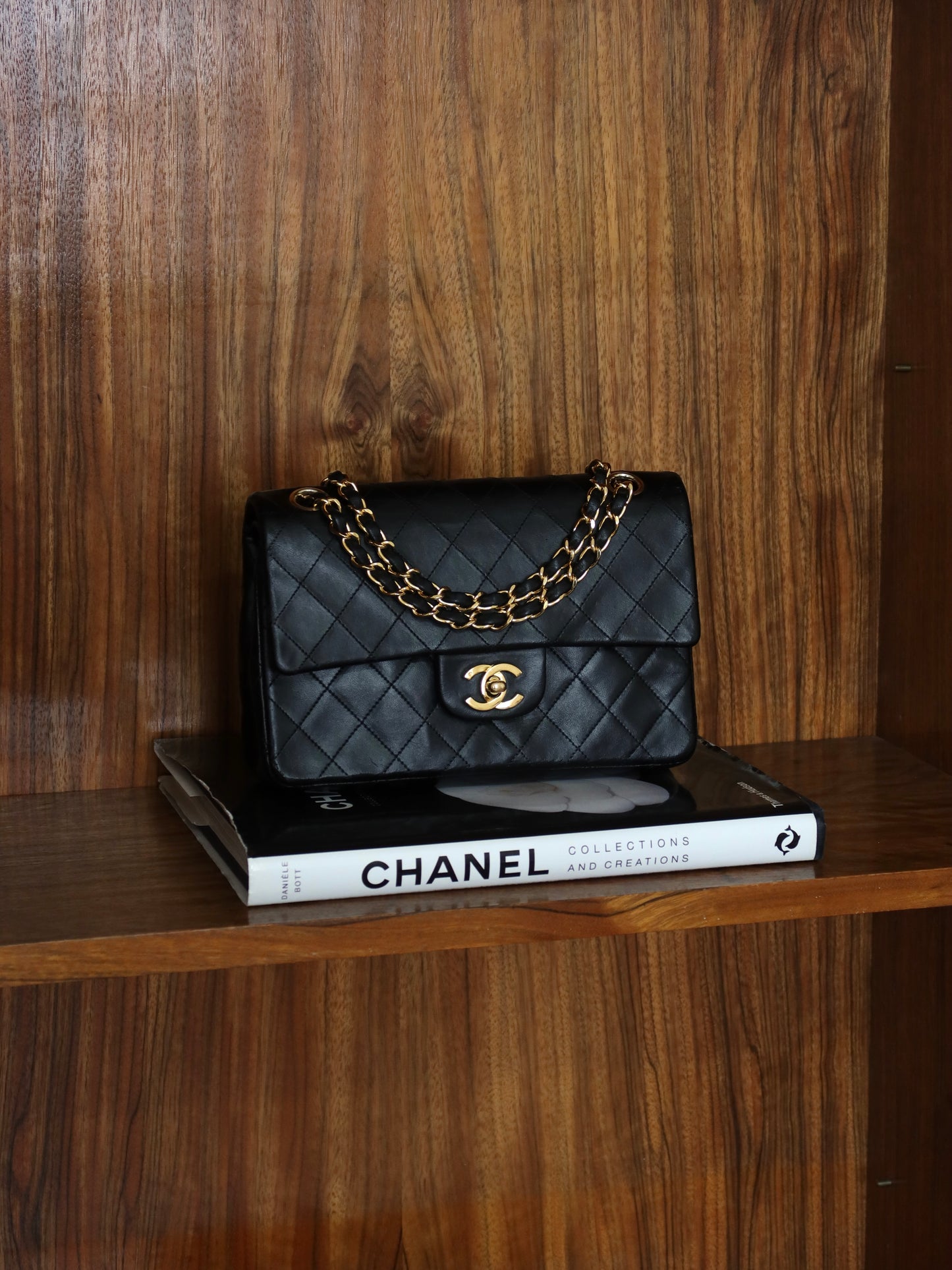 CHANEL CLASSIC DOUBLE FLAP BAG SMALL 24K GOLD