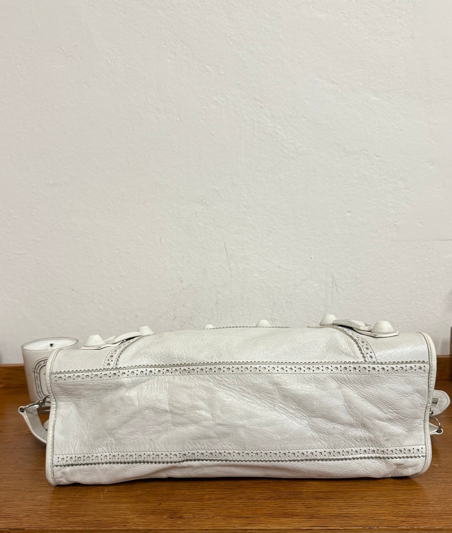 BALENCIAGA CITY BAG WHITE