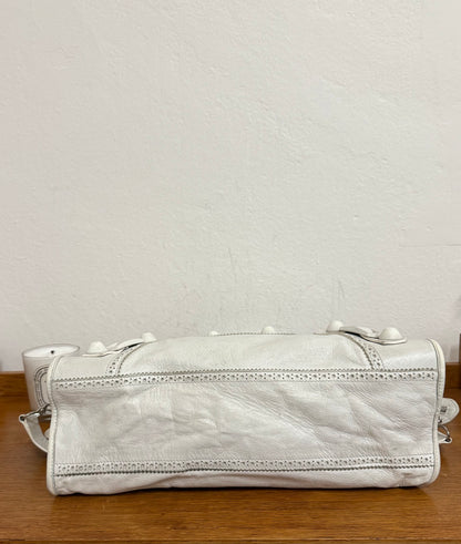 BALENCIAGA CITY BAG WHITE