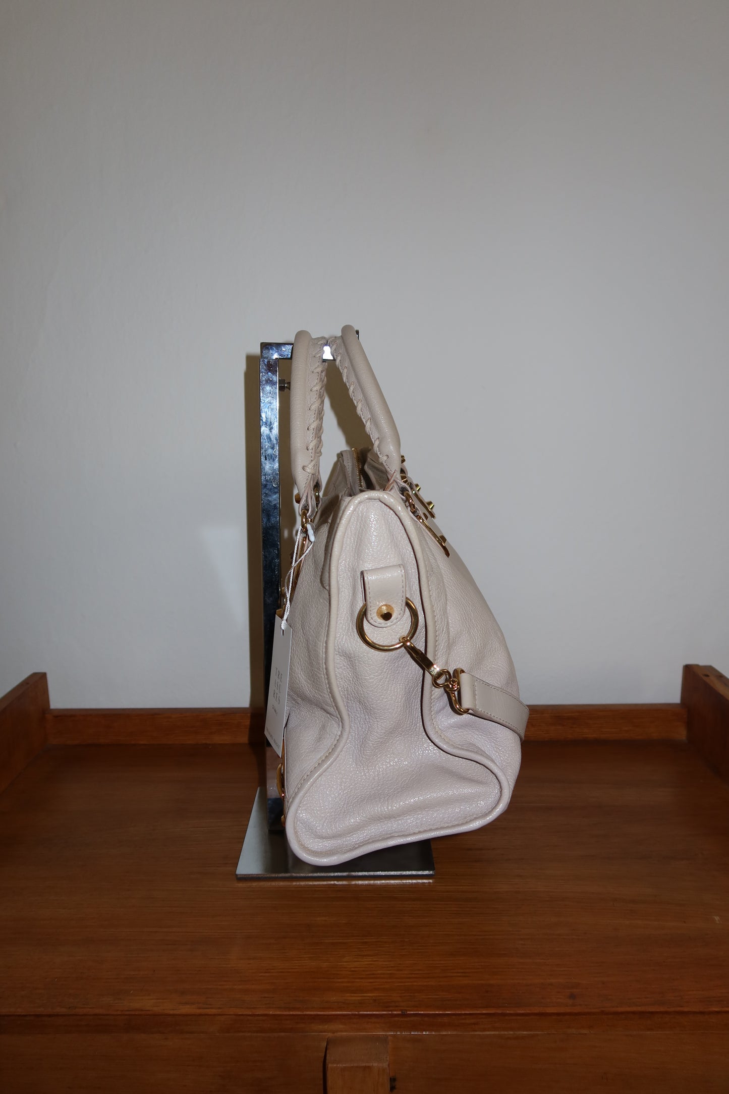 BALENCIAGA CITY BAG IN CREAM