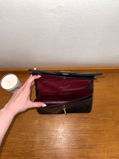 CHANEL CLASSIC DOUBLE FLAP BAG SMALL 24K GOLD