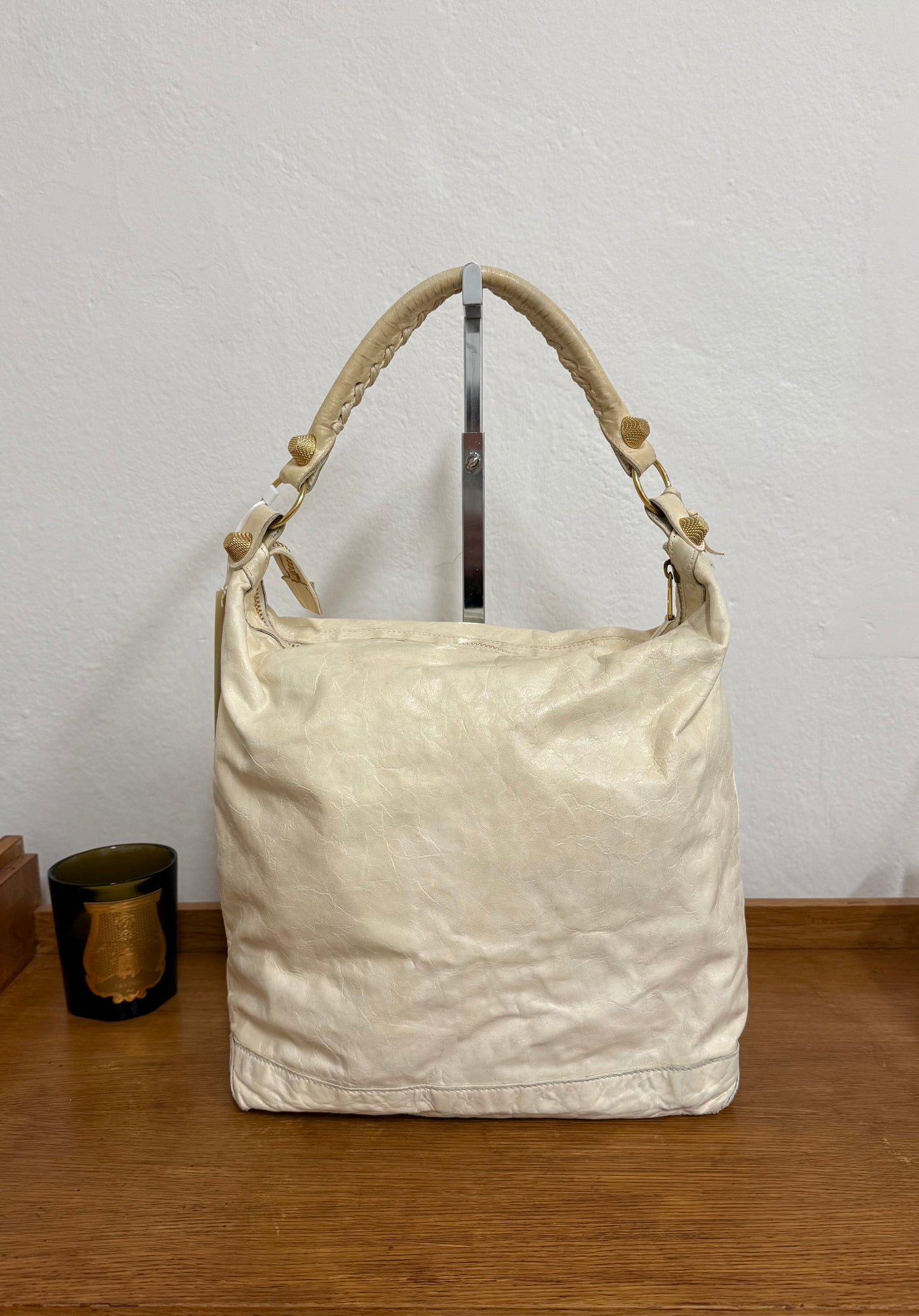BALENCIAGA DAY “HOBO CITY” BAG BUTTER YELLOW