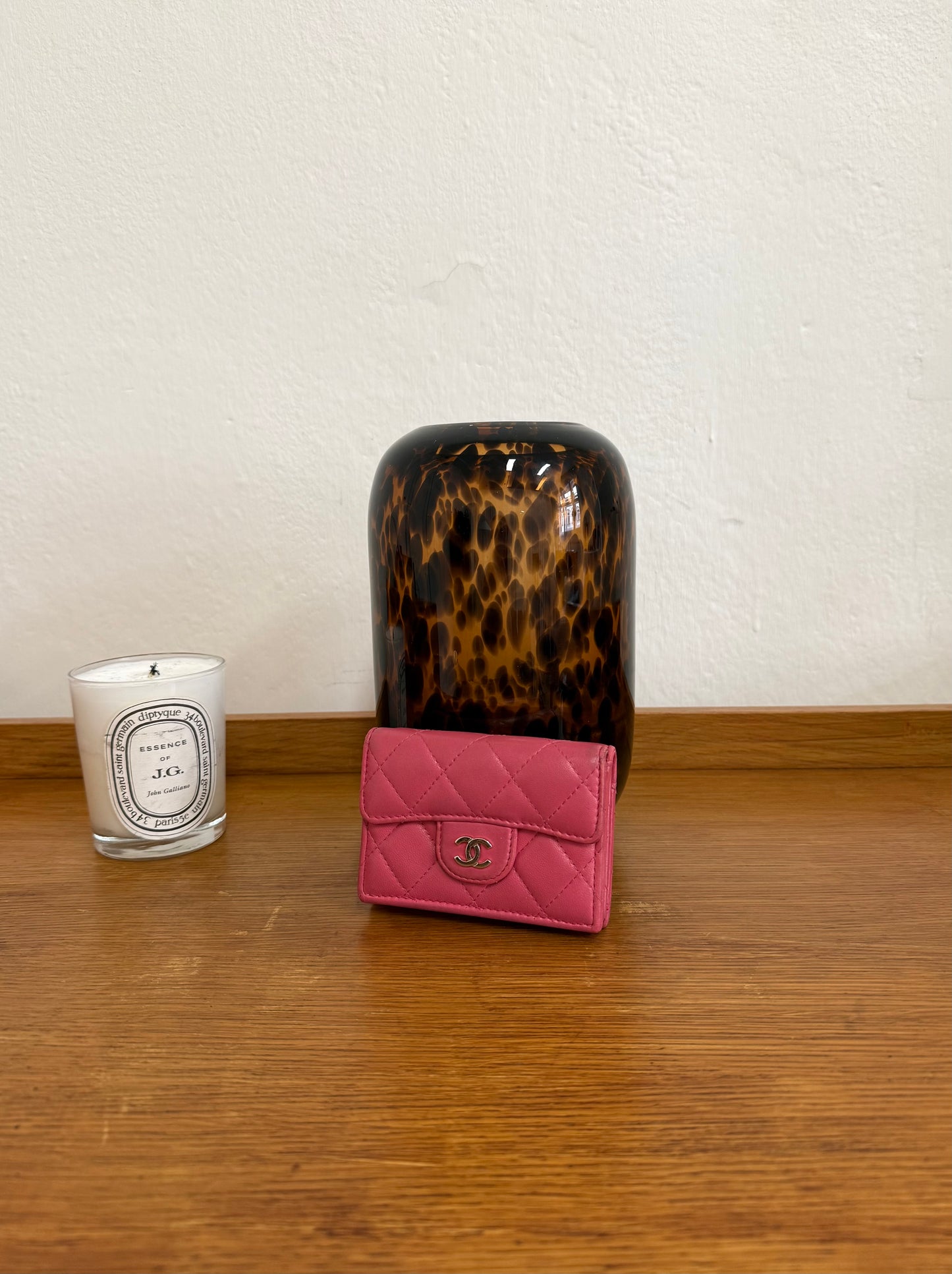 CHANEL MINI WALLET LAMBSKIN PINK