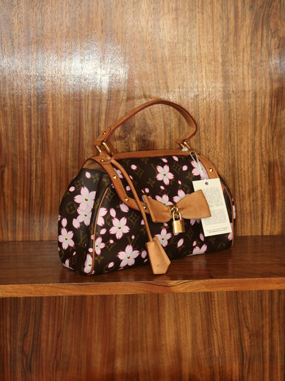 LV TAKASHI MURAKAMI CHERRY BLOSSOM SAC RETRO BOW