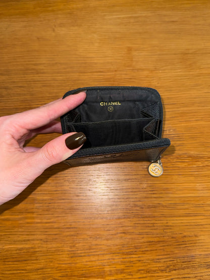 CHANEL ROUND ZIP WALLET