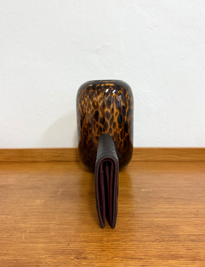 CHANEL CLASSIC LONG WALLET LAMBSKIN BLACK SERIES 14