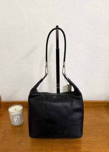 GUCCI LEATHER BLACK SHOULDER BAG BY TOM FORD