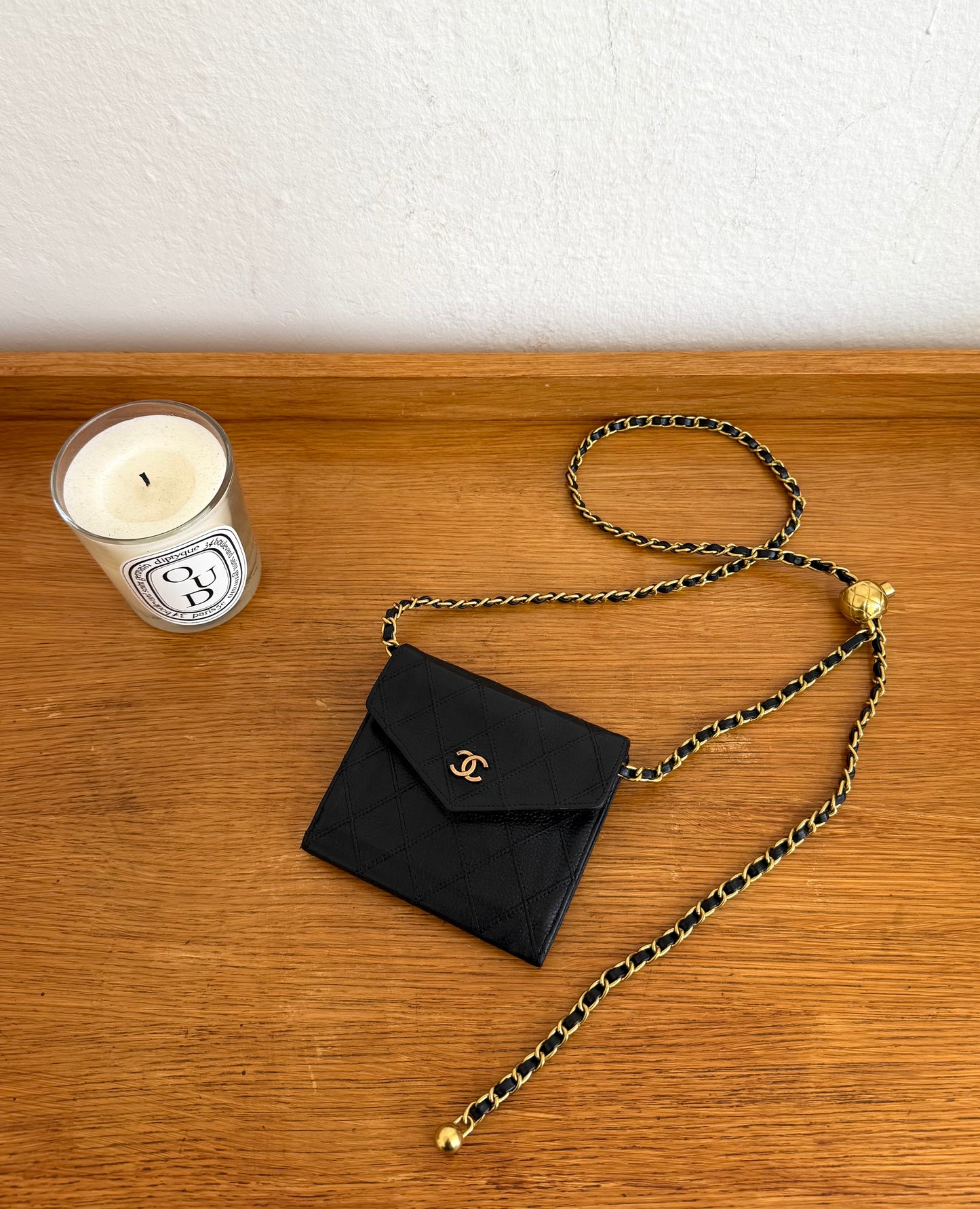 CHANEL CAVIAR DOUBLE SIDED WALLET