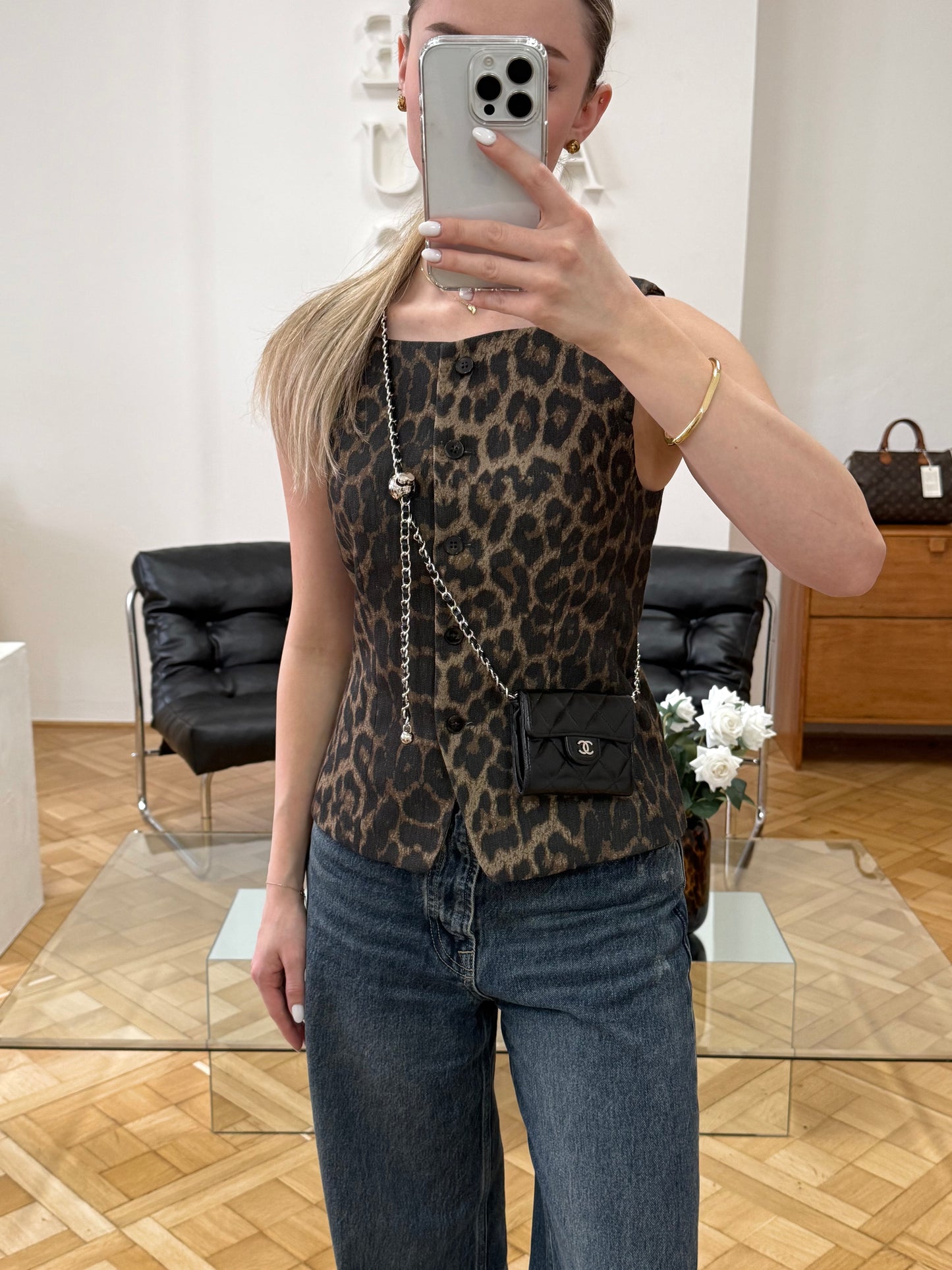 CHANEL MATELASSE QUILTED WALLET BLACK