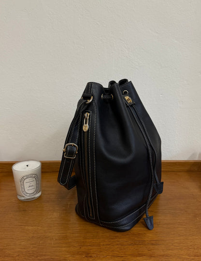 CELINE TRIOMPHE BUCKET BAG BLACK