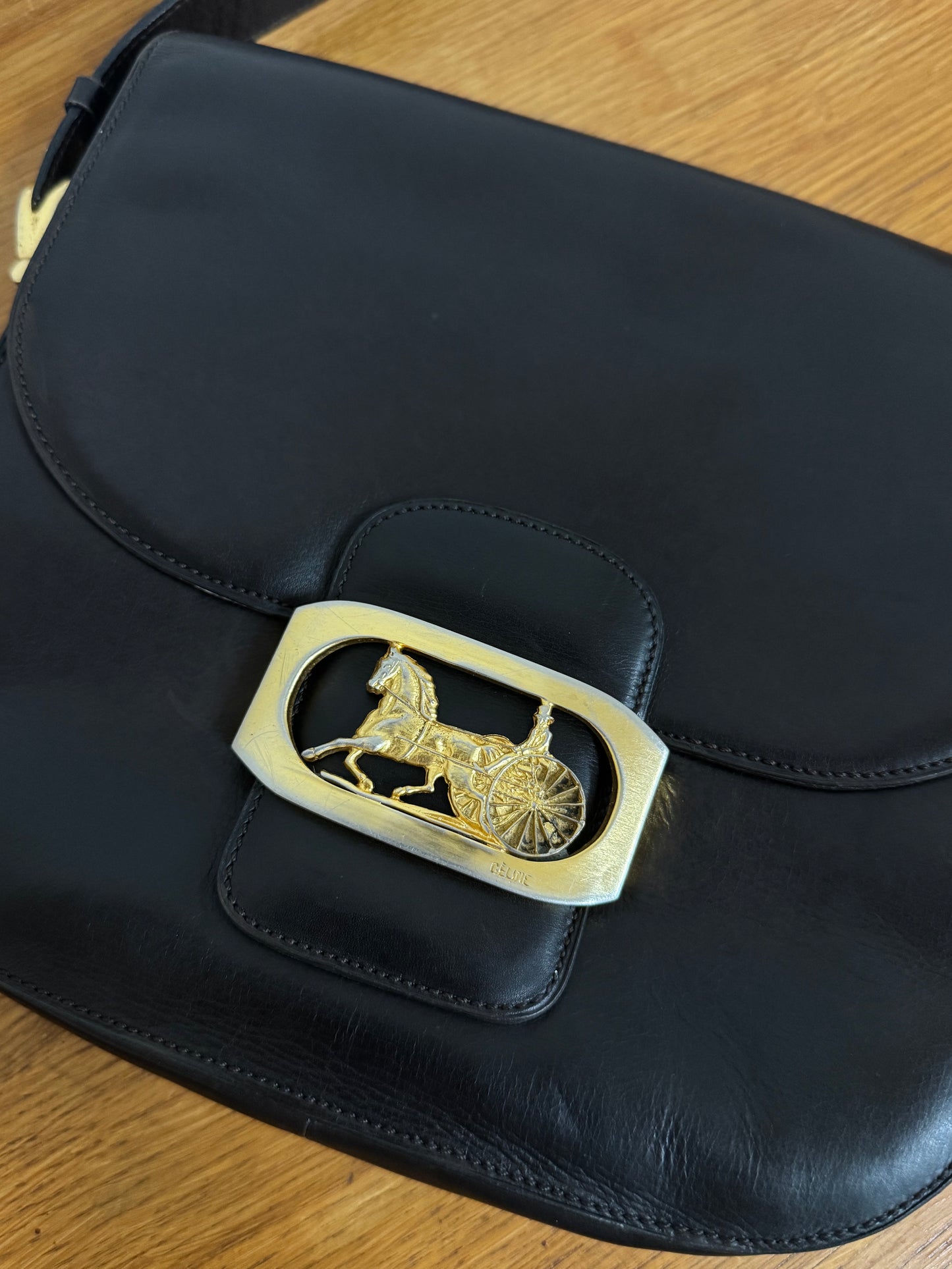 CELINE BOX BAG HORSE CARRIAGE