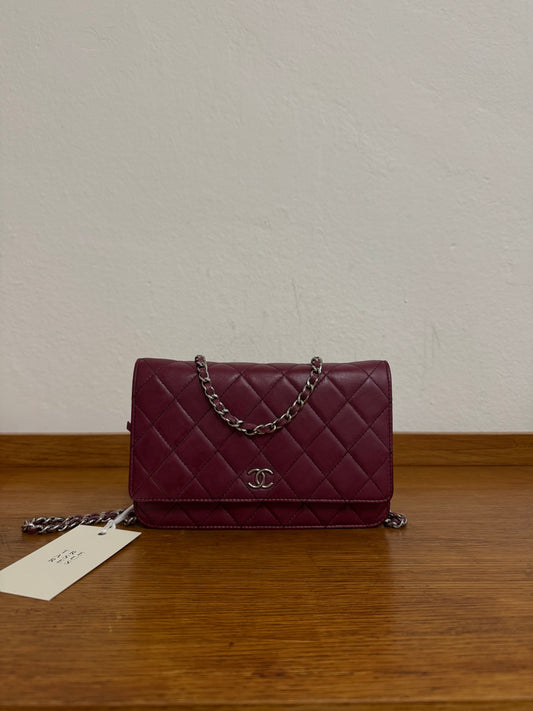 CHANEL LAMBSKIN WOC WINE GRAPE