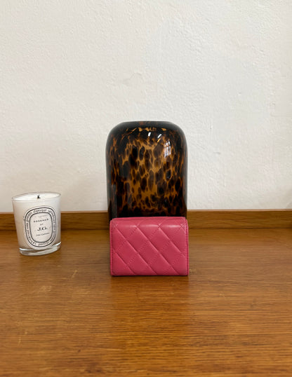 CHANEL MINI WALLET LAMBSKIN PINK