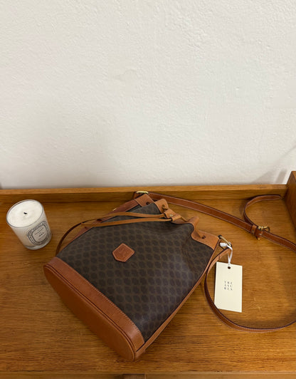 CELINE MACADAM BUCKET BAG