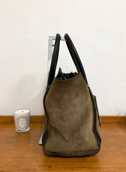 CELINE LUGGAGE BY PHOEBE PHILO SUEDE BAG