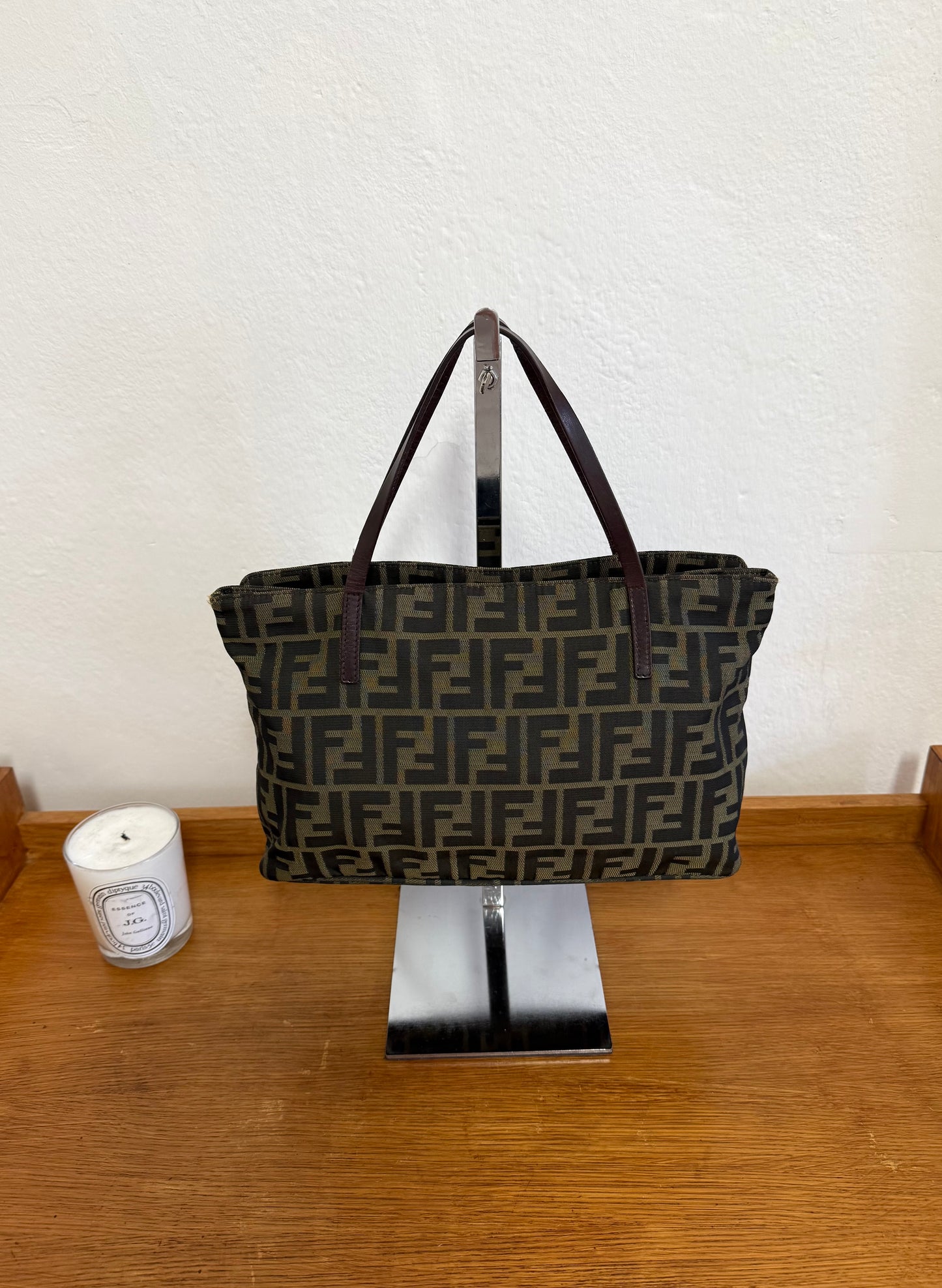 FENDI ZUCCA TOTE HANDBAG