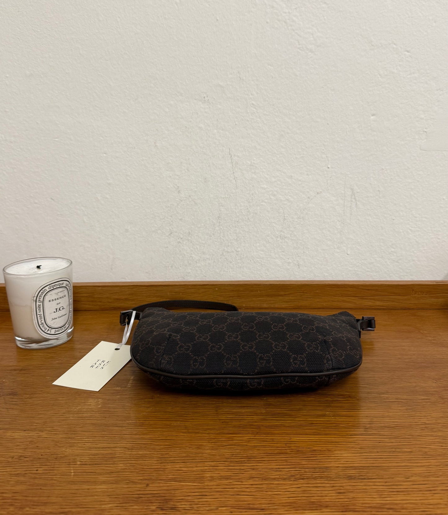 GUCCI GG MONOGRAM POCHETTE BAG BROWN TOM FORD ERA