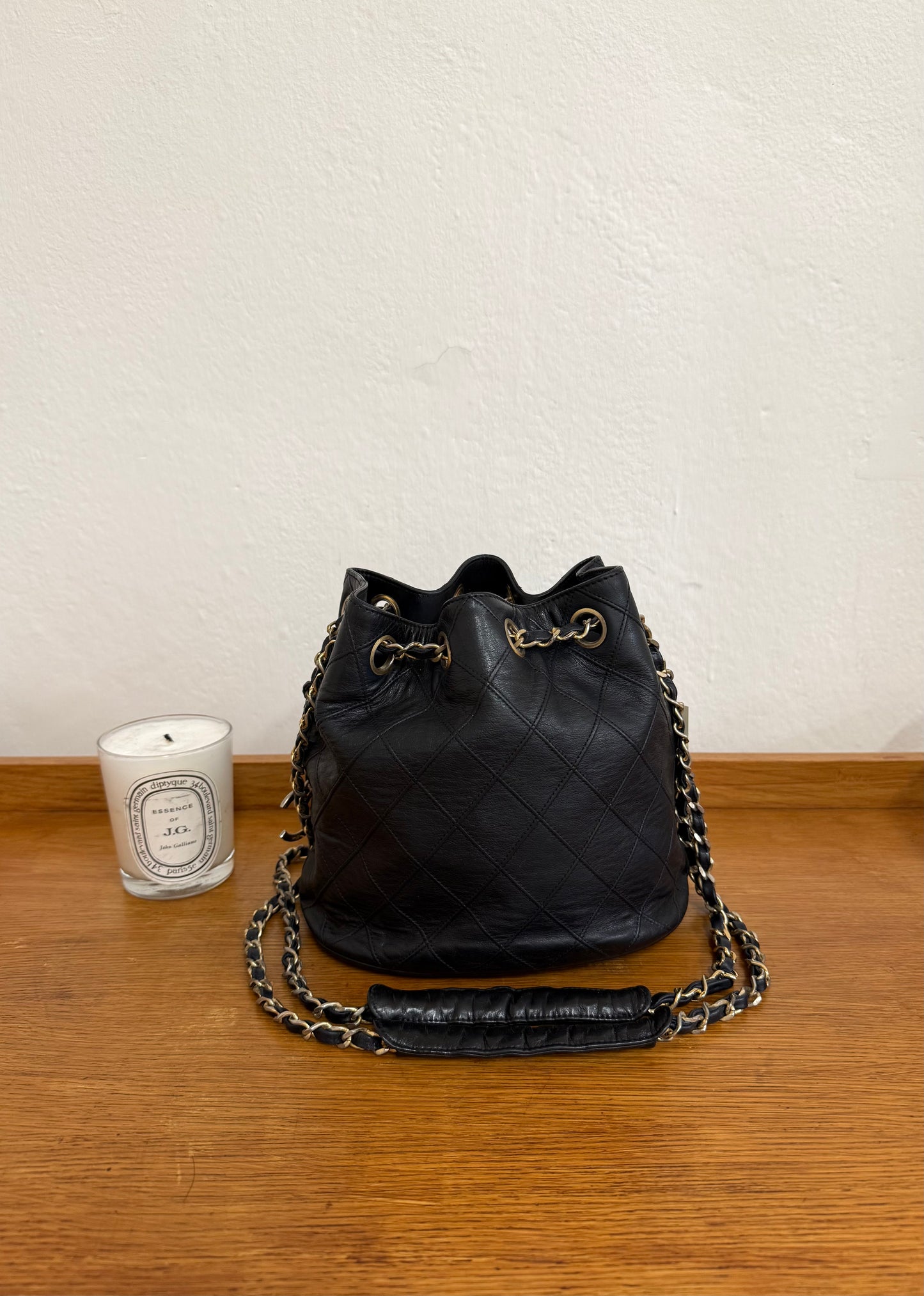 CHANEL BUCKET BAG & POUCH