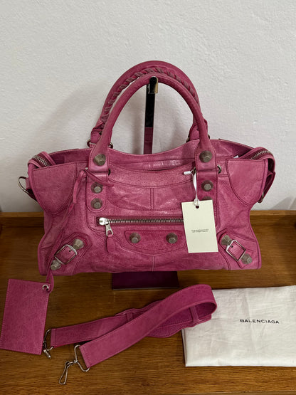 BALENCIAGA CITY BAG PINK