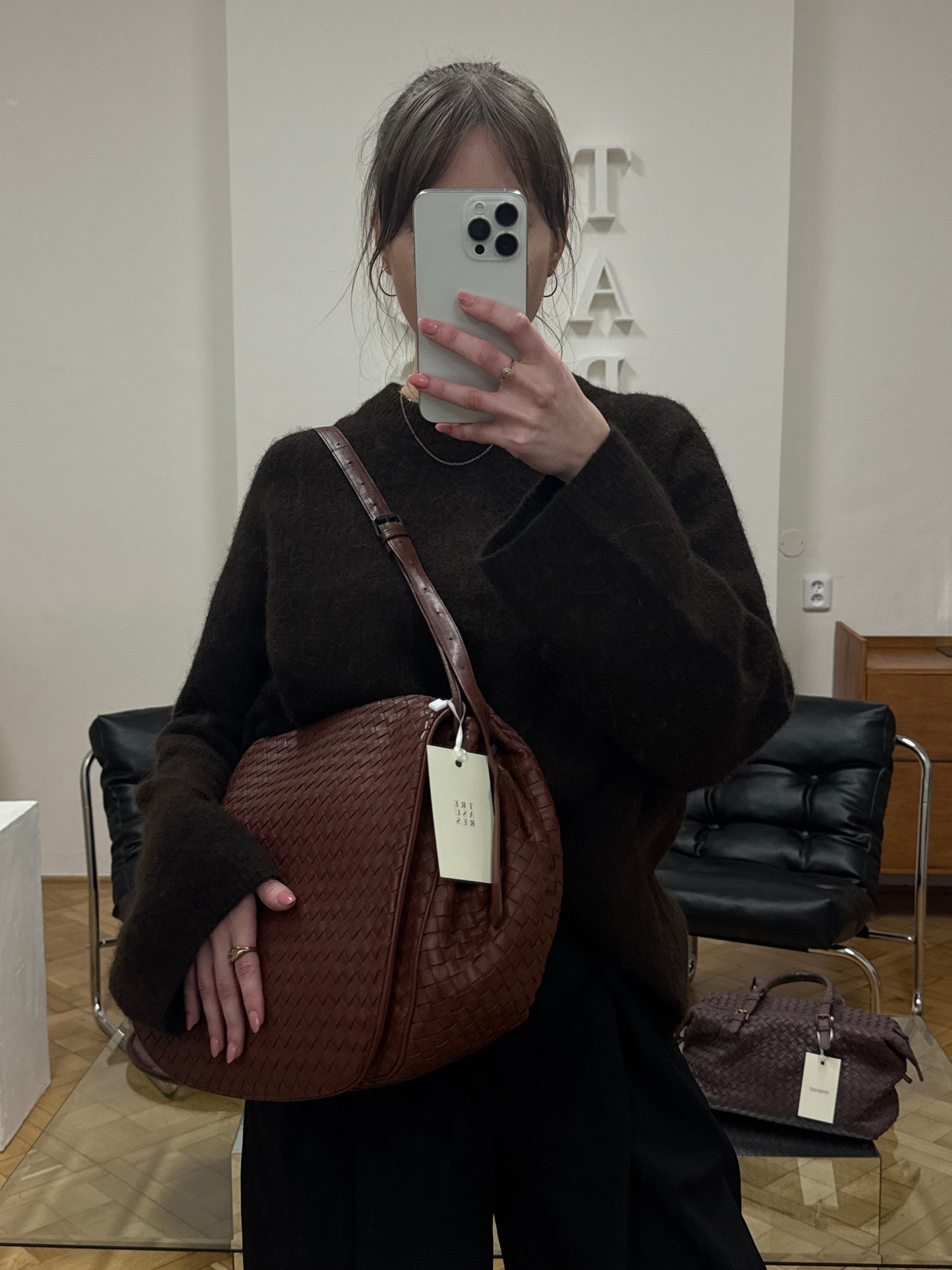 BOTTEGA VENETA INTRECCIATO SHOULDER BAG