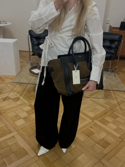 CELINE LUGGAGE BY PHOEBE PHILO SUEDE BAG