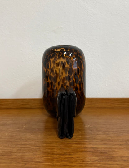 CHANEL MINI WALLET LAMBSKIN BLACK SERIES 10