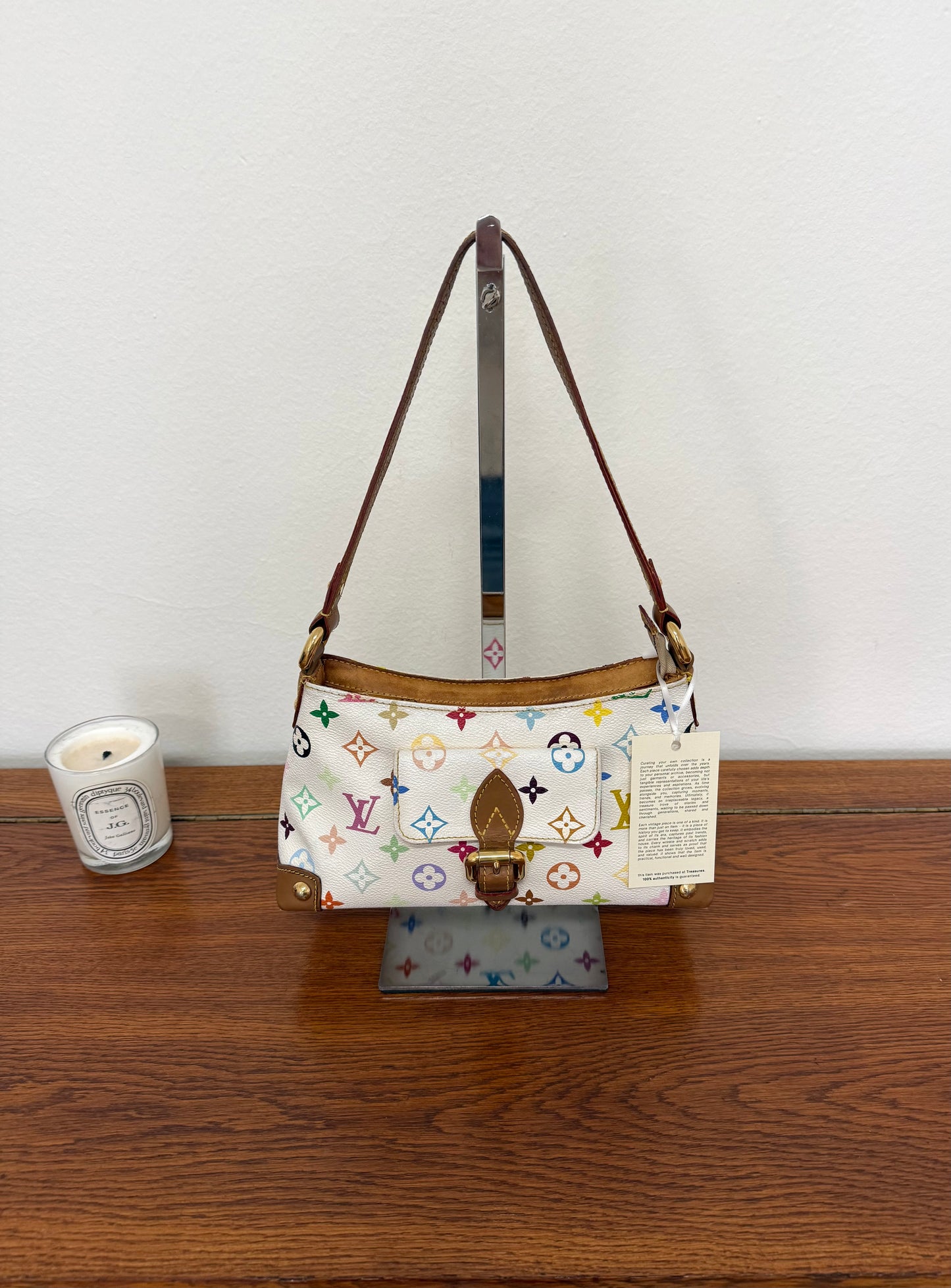 LV X TAKASHI MURAKAMI MULTICOLOR ELIZA HANDBAG