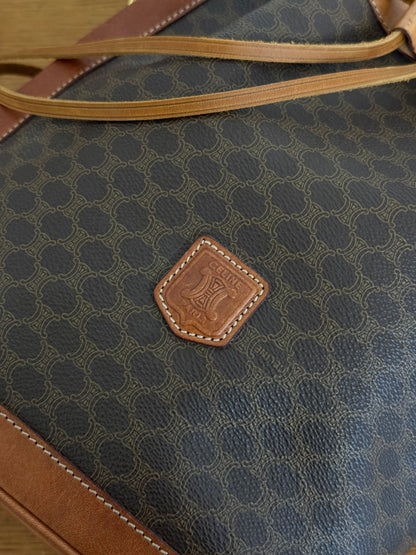 CELINE MACADAM BUCKET BAG