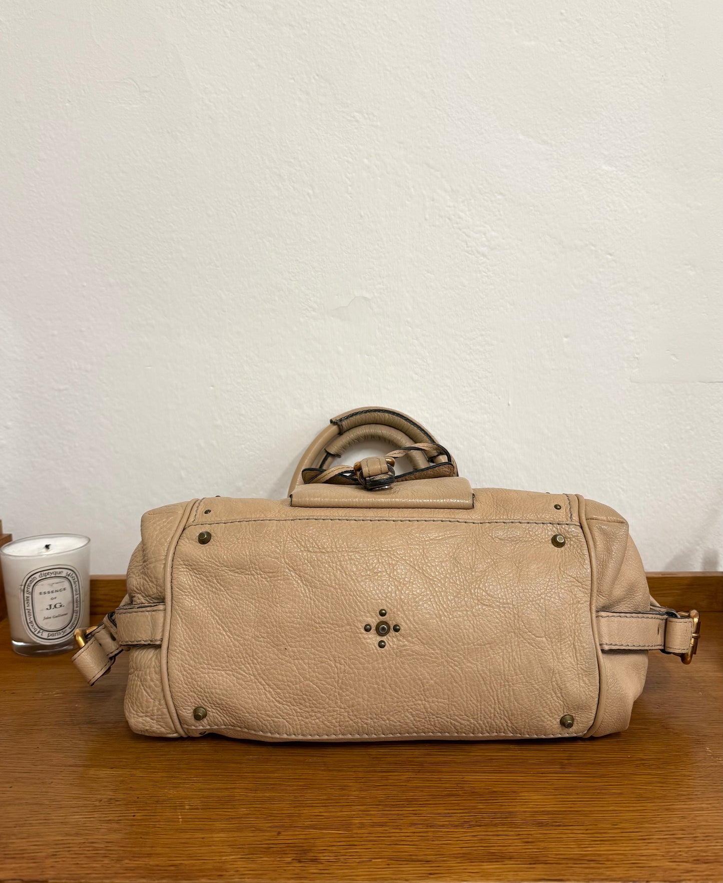 CHLOÉ PADDINGTON BY PHOEBE PHILO BEIGE GOLD HW