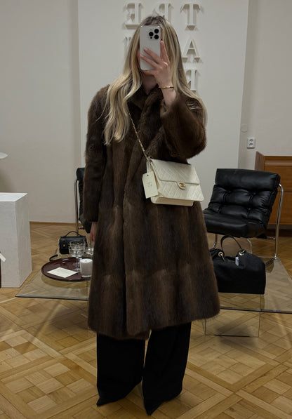 CHANEL CLASSIC SINGLE FLAP BAG LAMBSKIN WHITE 24K GOLD HW