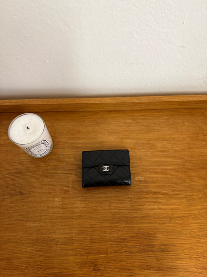 CHANEL MATELASSE QUILTED WALLET BLACK