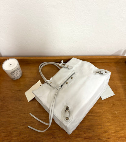 BALENCIAGA PAPIER WHITE BAG