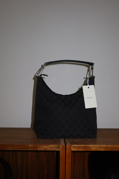 GUCCI GG BLACK SHOULDER BAG