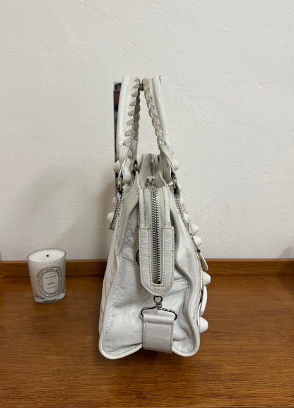 BALENCIAGA CITY BAG WHITE