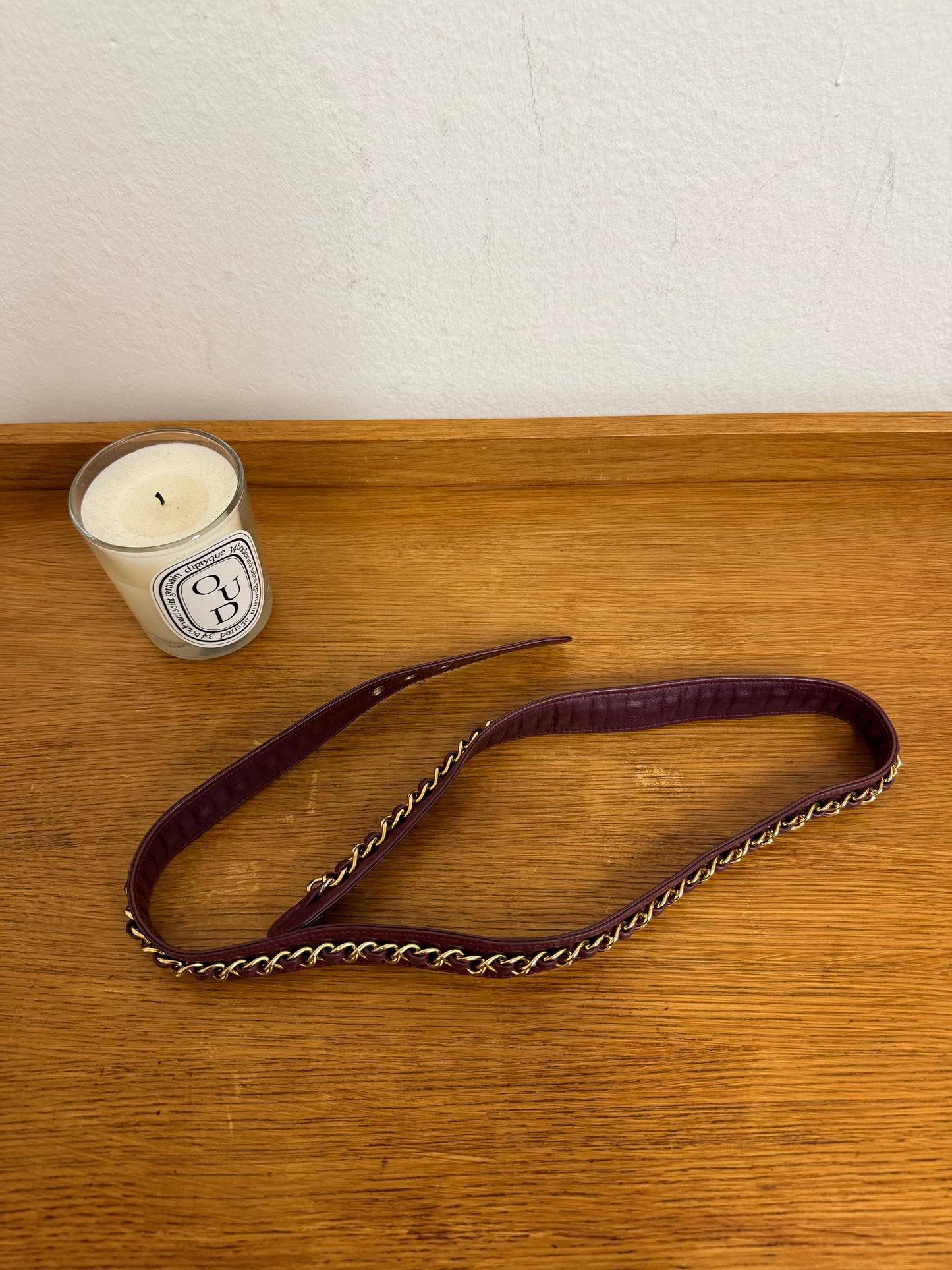 CHANEL BURGUNDY BELT BAG