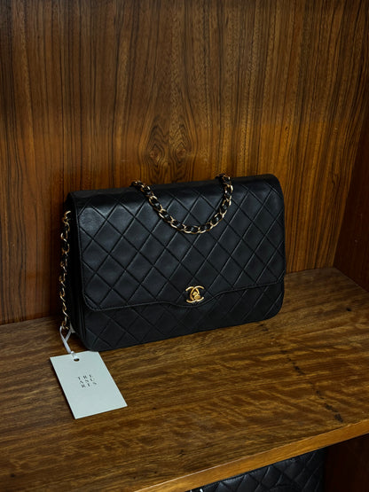CHANEL TWIST LOCK FLAP BAG
